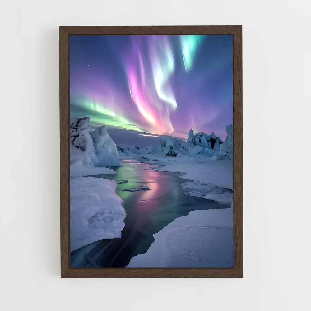 Poster Fascination des aurores boréales – affiche Univers (vue 5)